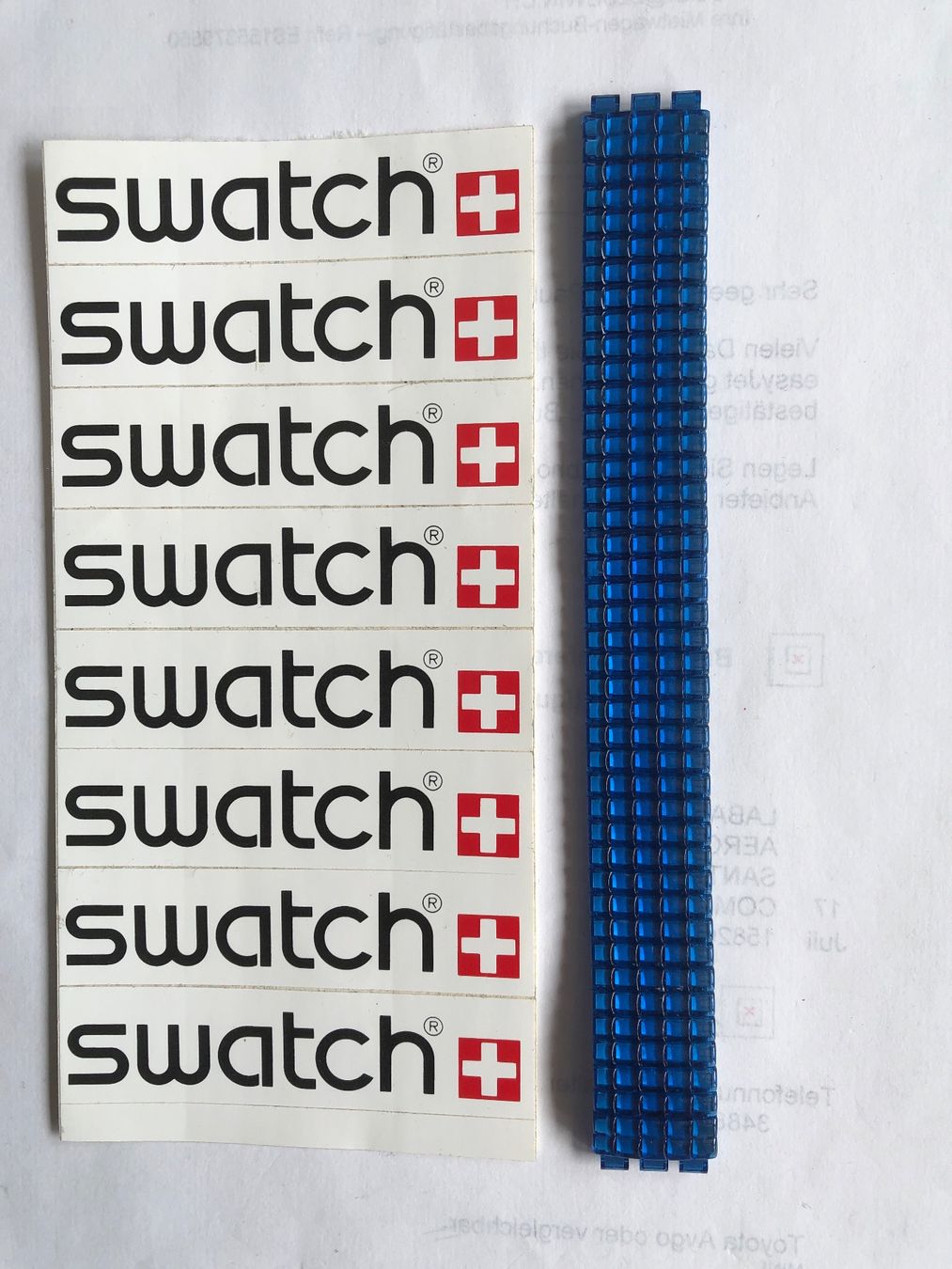 Swatch Orologi: Swatch Uhrenarmband STOP WATCH VARIATION  von 1994 – Nuovo (secondo la descrizione) da Biel/Bienne venduto da winnertaco