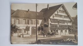 Ansichtskarte Gonten Bären  Kutsche 1921 R34