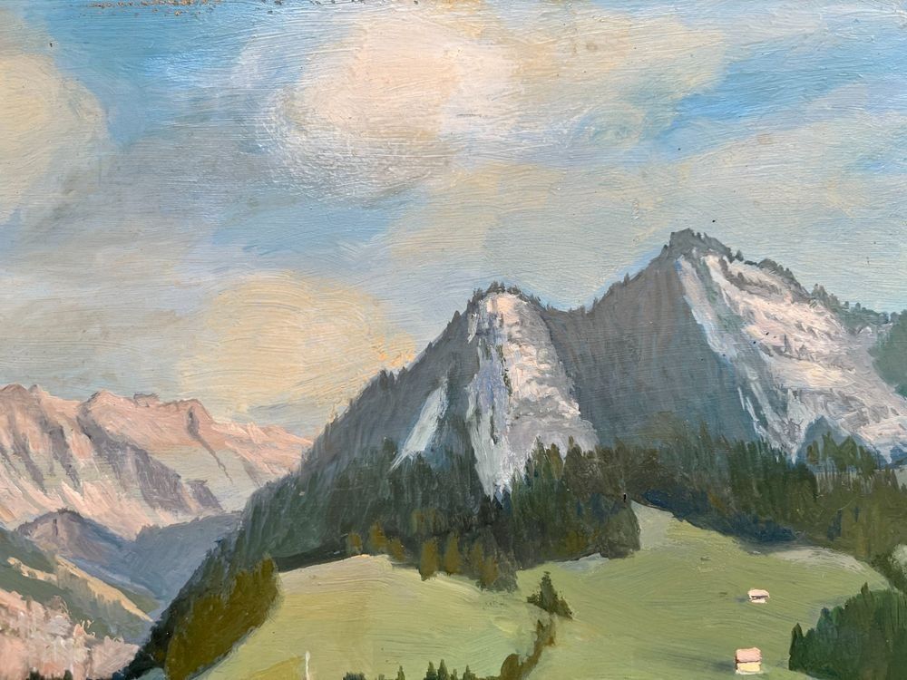 Dipinti: Gemälde - Edwin Glanzmann  / Entlebuch 1940 – Usato da Luzern venduto da Xzoro 3