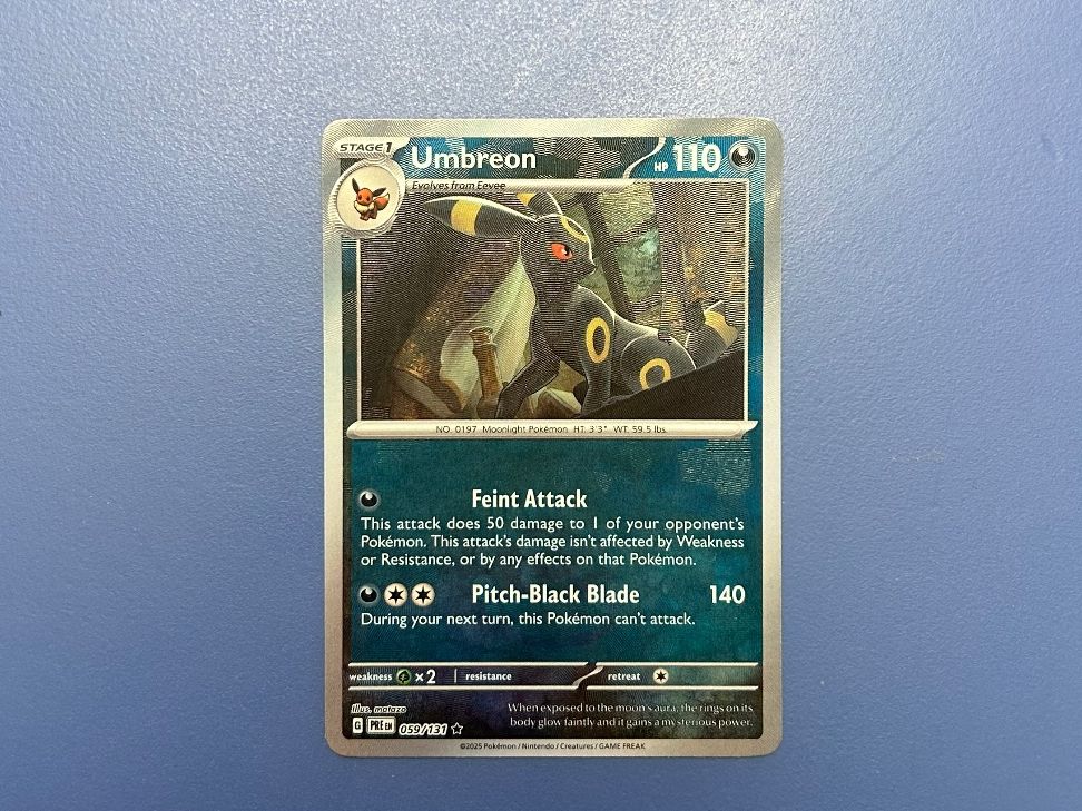 Pokémon Carte collezionabili: Pokémon Umbreon Masterball PRE 59/131 EN – Usato da Schlieren venduto da happymerchant64 1