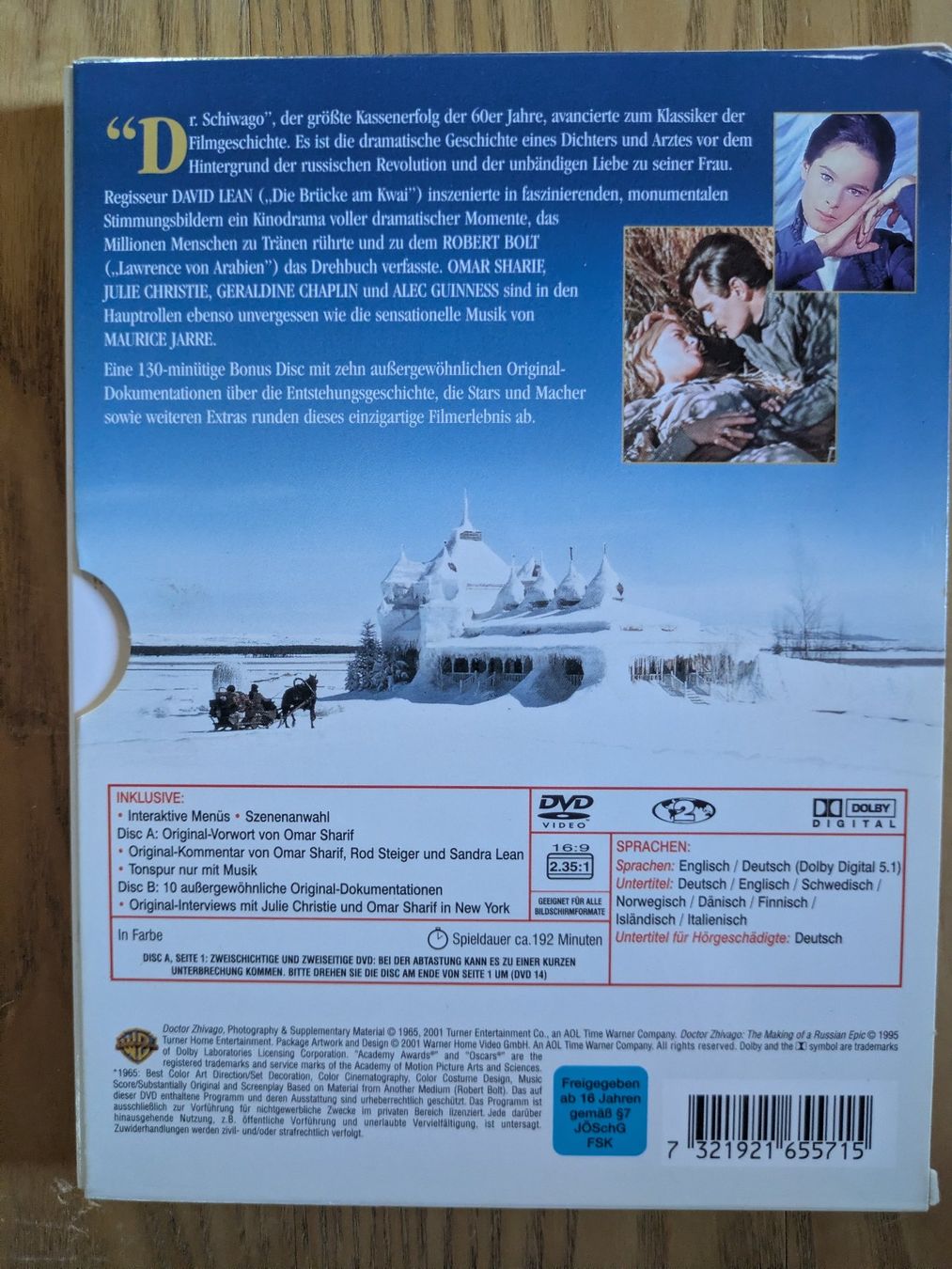 Alle DVDs: Doktor Schiwago (DVD-Box) – Gebraucht aus Männedorf von Pacer19 1