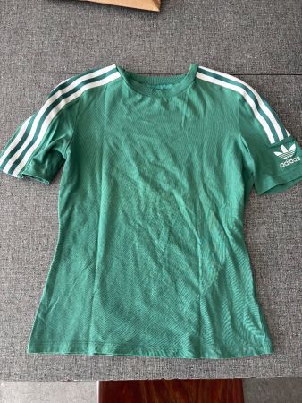 Vintage Adidas T-Shirt, Grösse 36, teal