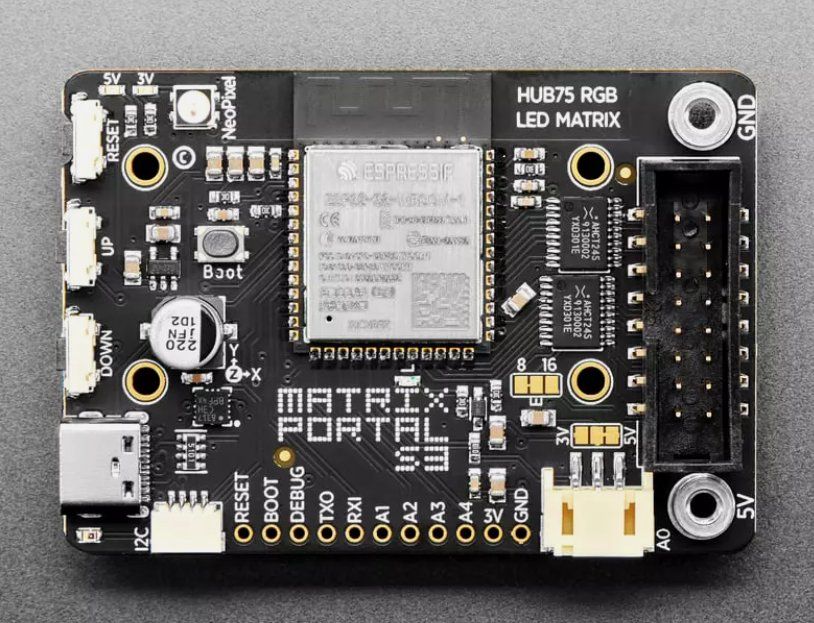 Elektronikbauteile: Matrix Portal S3 CircuitPython + LED Matrix P4 Adafruit – Neu (gemäss Beschreibung) aus Glattpark(Opfikon) von  4