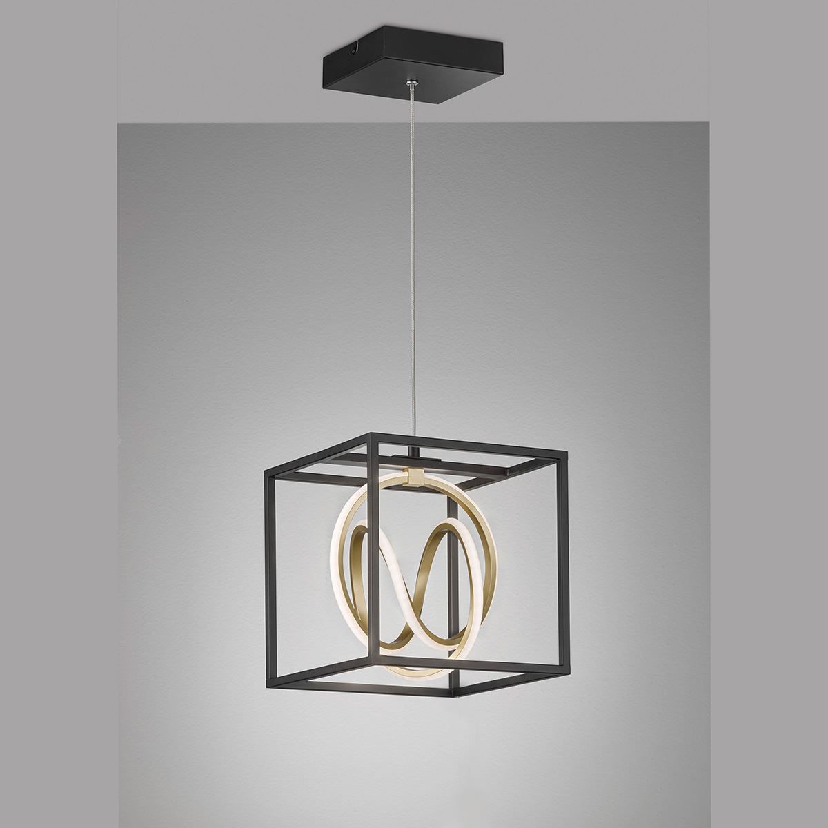 Lampadari & plafoniere: LED Pendelleuchte, 25 cm x 25 cm – Nuovo (secondo la descrizione) da Kreuzlingen venduto da Smart-Light