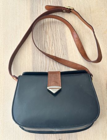 Vintage Umhängetasche aus echtem Leder