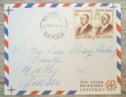 TR69 Enveloppe + Timbre Gabon 1964