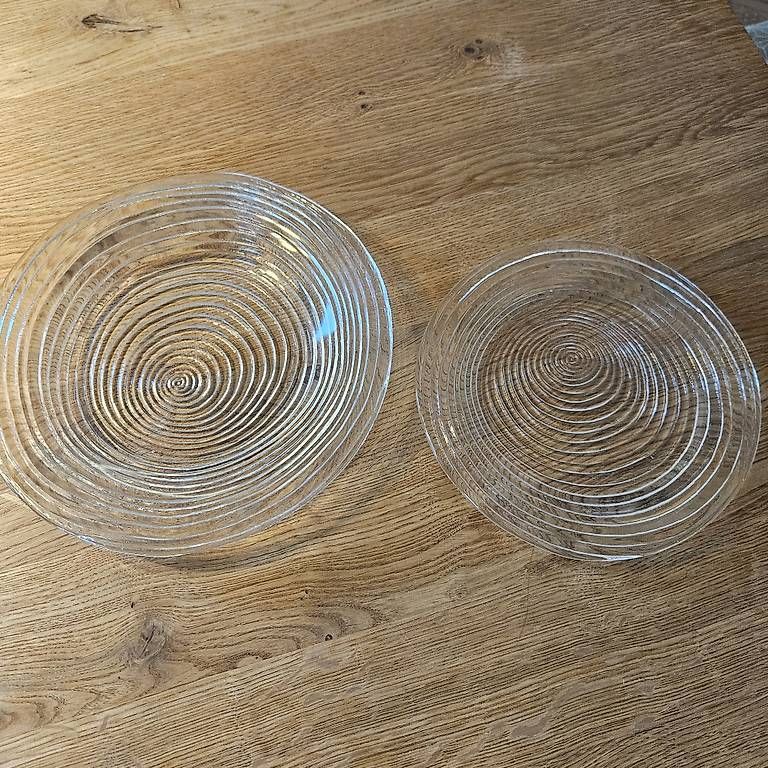 Assiettes: 9 Glasteller – D'occasion à Unterlunkhofen par Fcbasel92