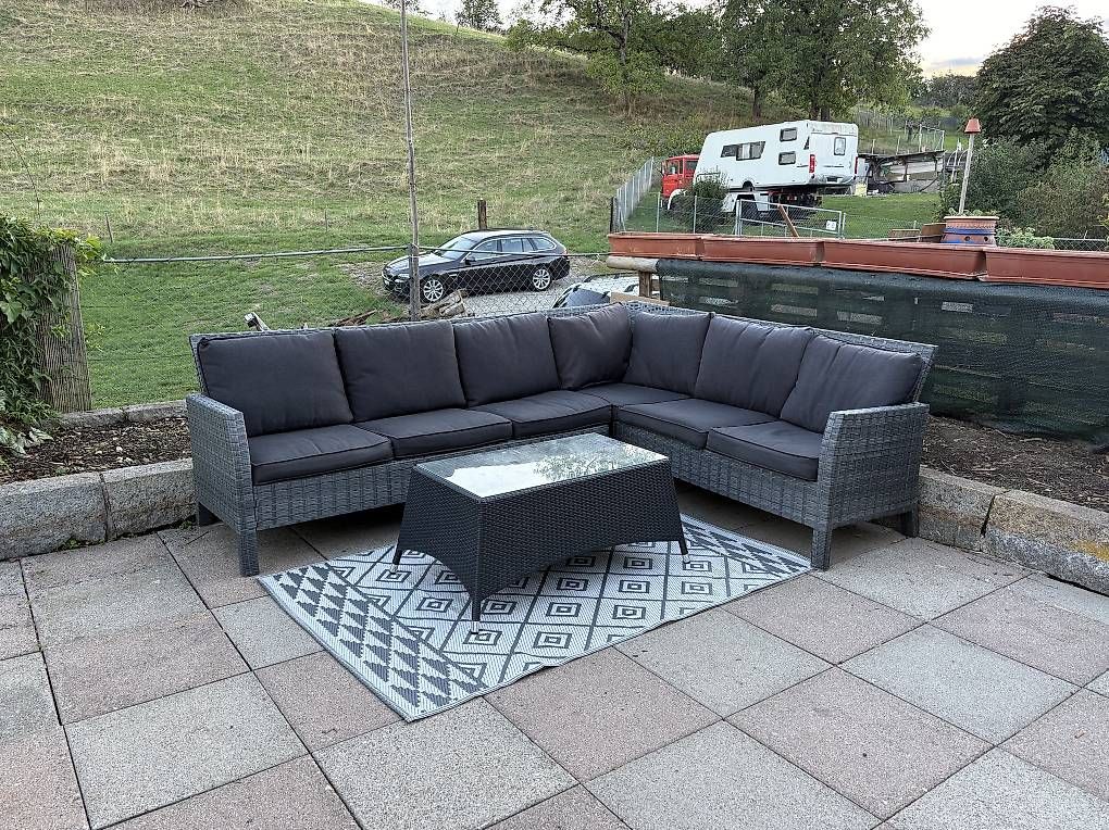 Divani: Gartenlounge Terasse Rattan – Usato da Weiningen TG venduto da Angela2001
