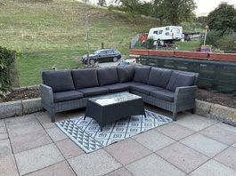 Gartenlounge Terasse Rattan