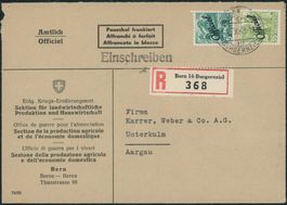 1942 - Bundesverwaltung BVW - Brief - BFr