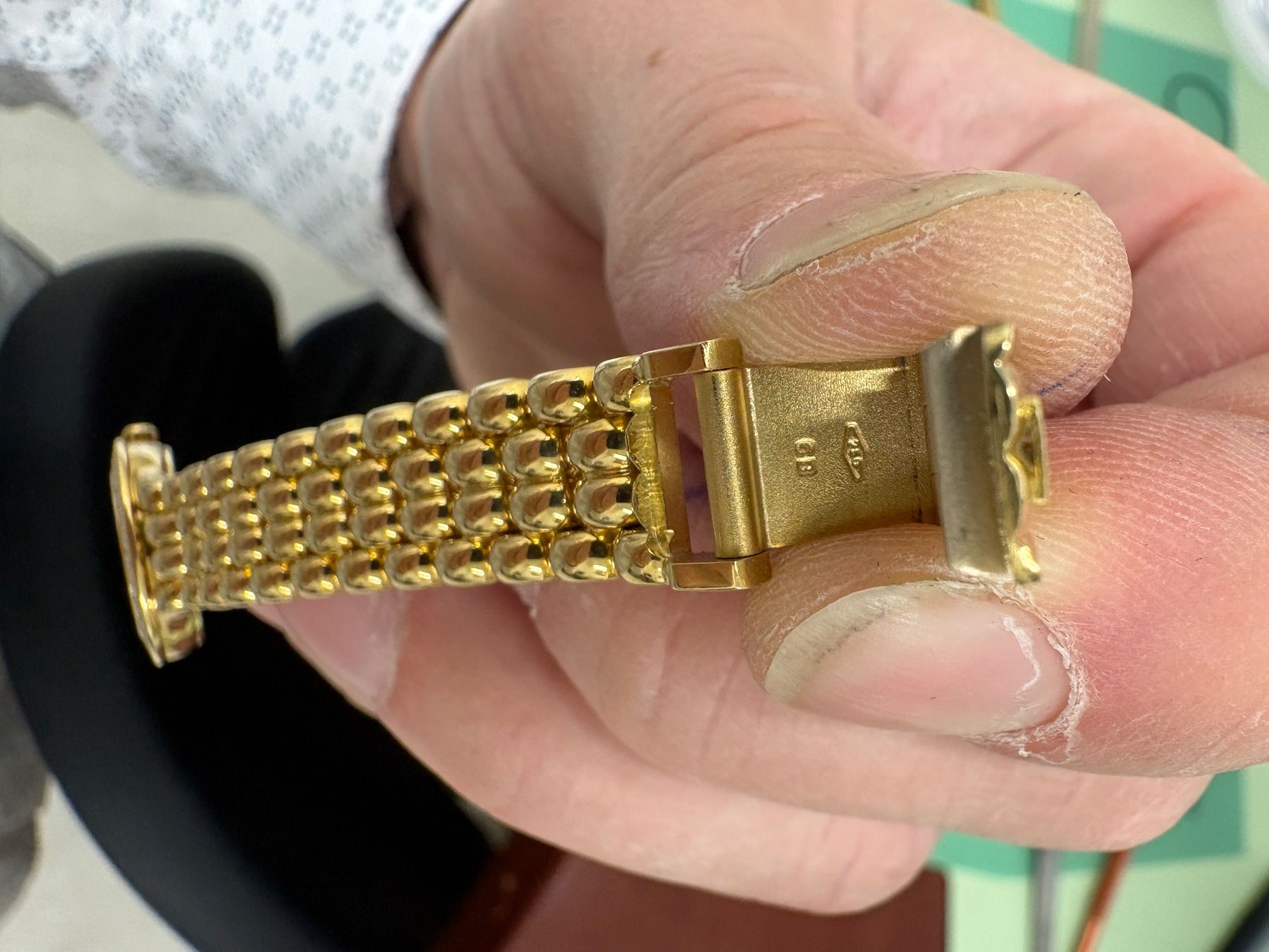 Bucherer Orologi: Bucherer Uhr Perlmutt Zifferblatt 18k – Usato da Zermatt venduto da Serverin-A 9