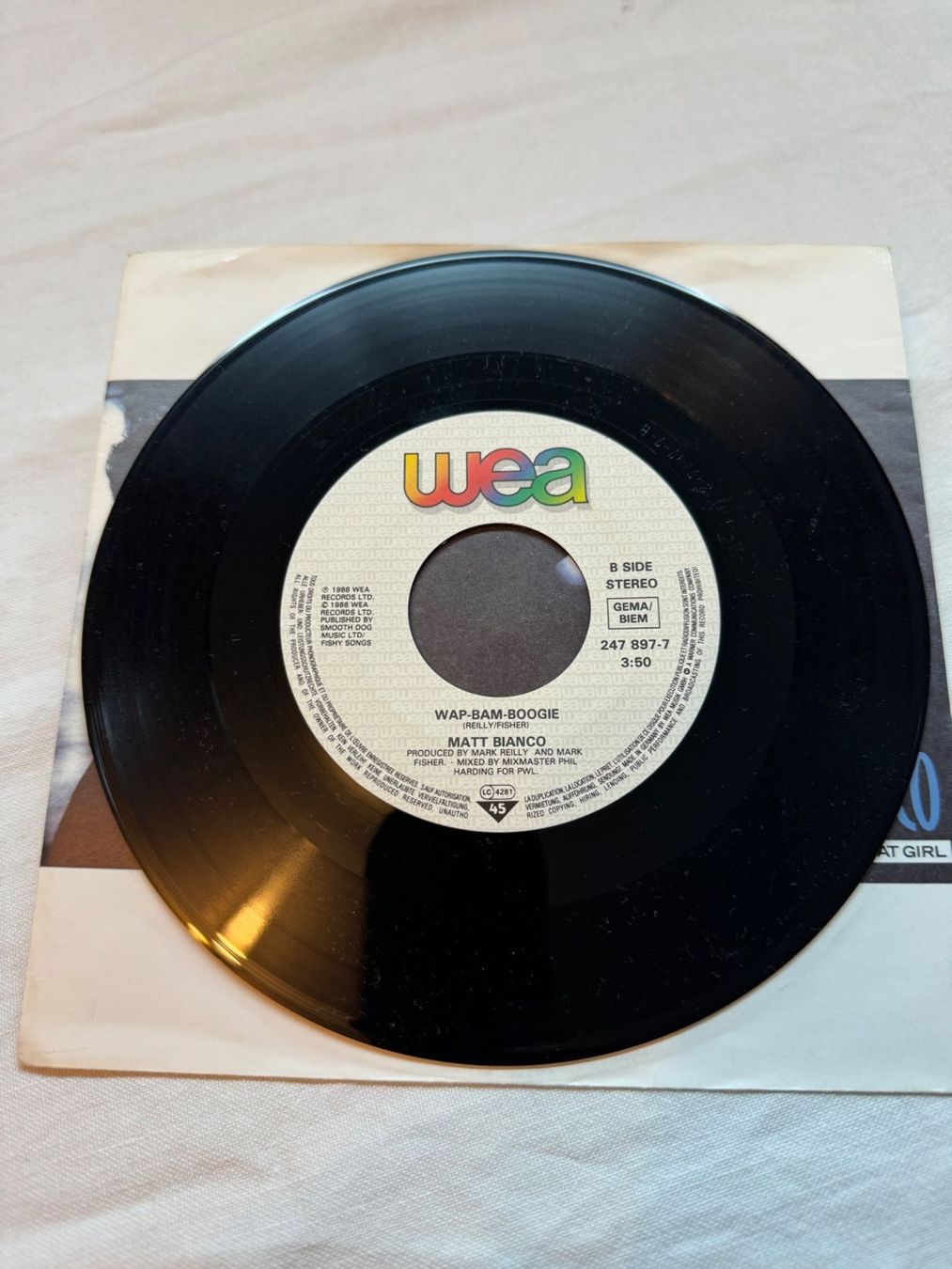 Dischi in vinile: Matt Bianco - Don't Blame It 45T Vinyle – Usato da la Chaux-de-Fonds venduto da Lampe 4