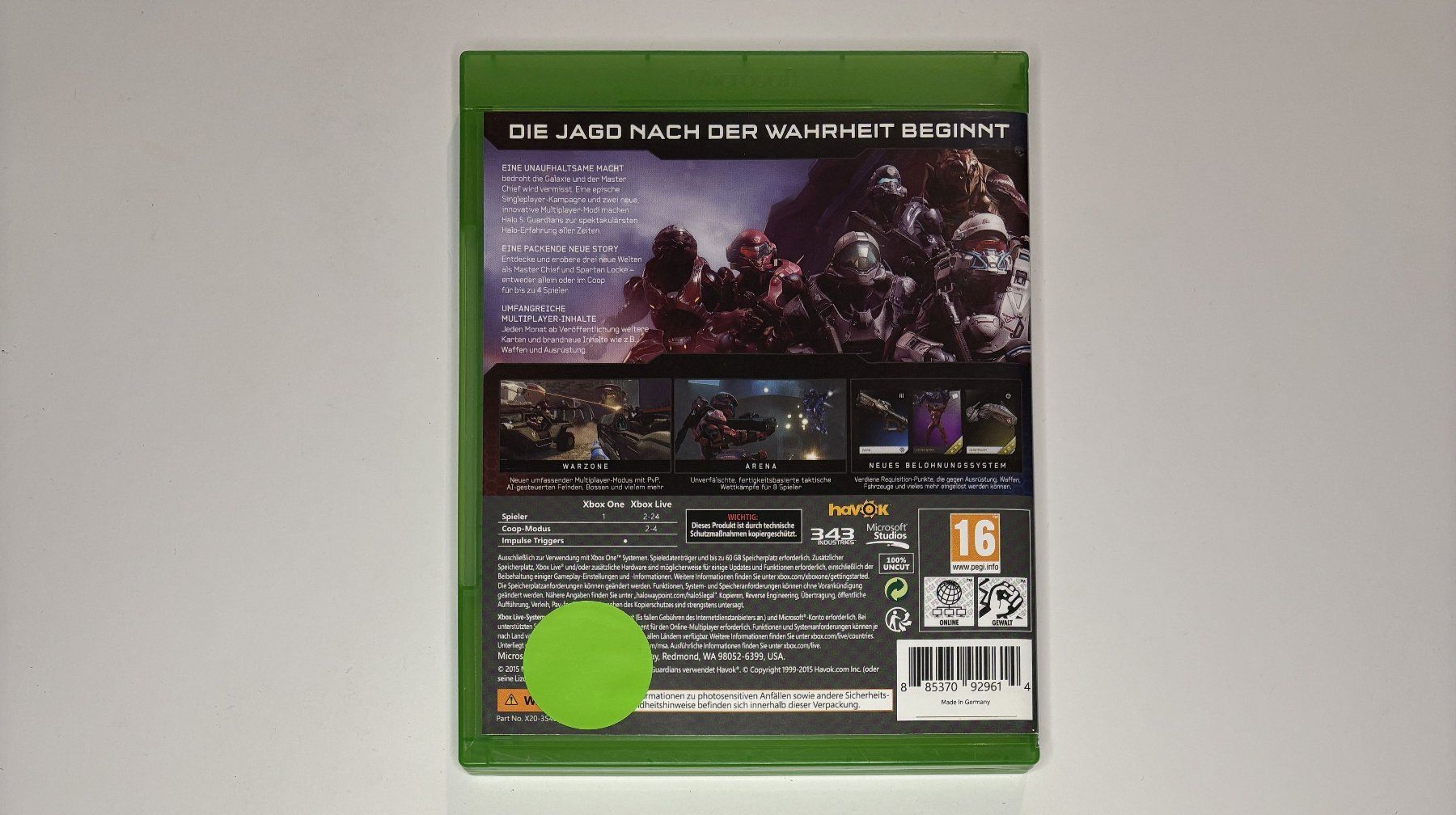 Spiele: XBOX One - Halo 5: Guardians – Gebraucht aus Allschwil von Bullach 2