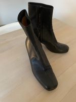Elegante, schwarze Lederstiefeletten, Grösse 36, Top Zust...