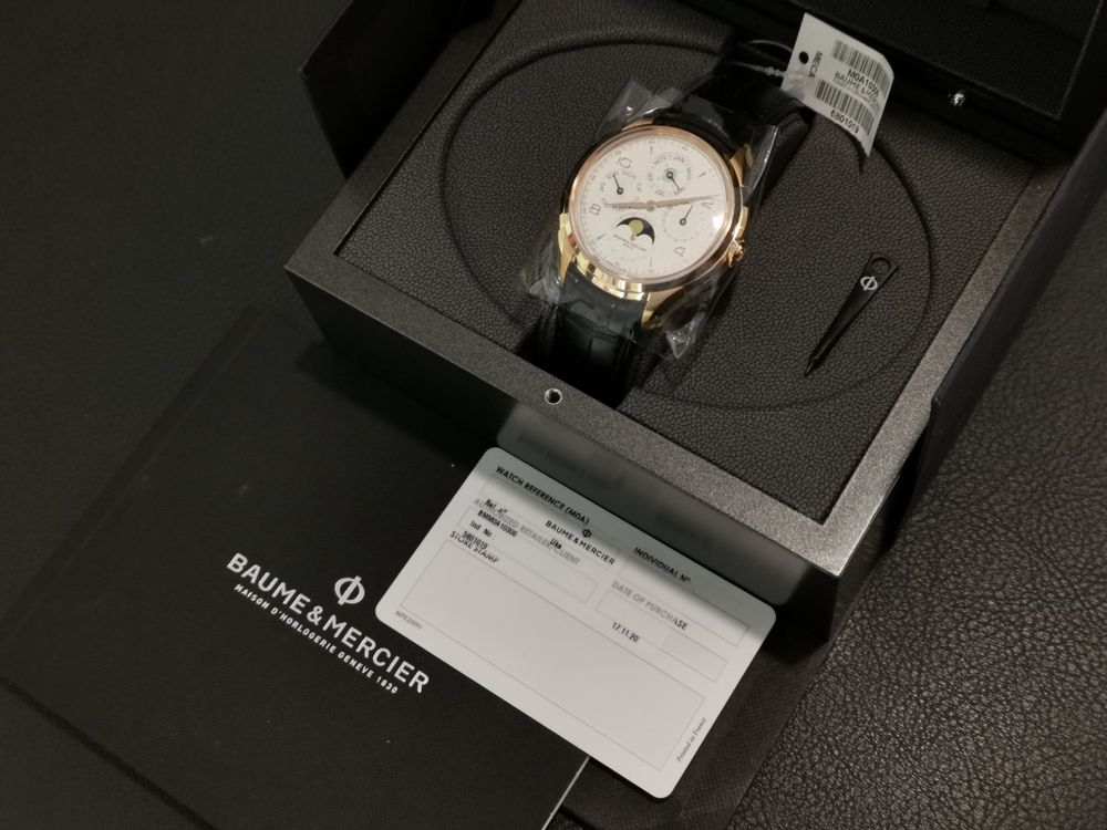 Baume et Mercier Clifton Gold 10306 Ewiger Kalender Kaufen auf