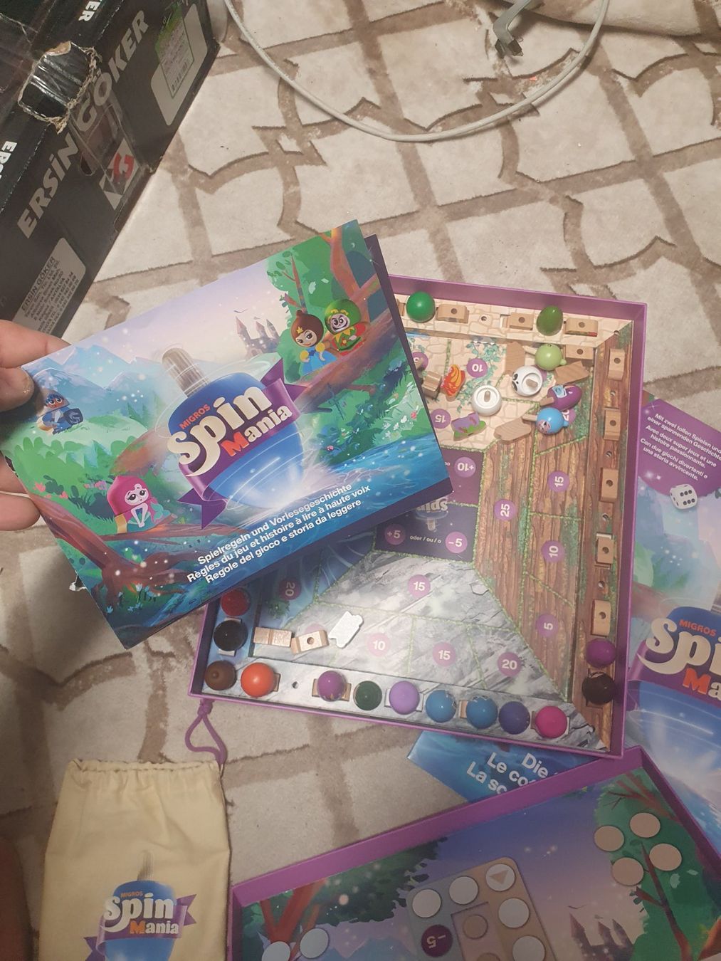 Migros Giochi: Migros Spin Mania Spinmania Brettspiel – Nuovo e nell'imballaggio originale da Zürich venduto da Alibaba1234 3