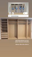 IKEA PAX Kleiderschrank System, 350cm breit, ohne Türen