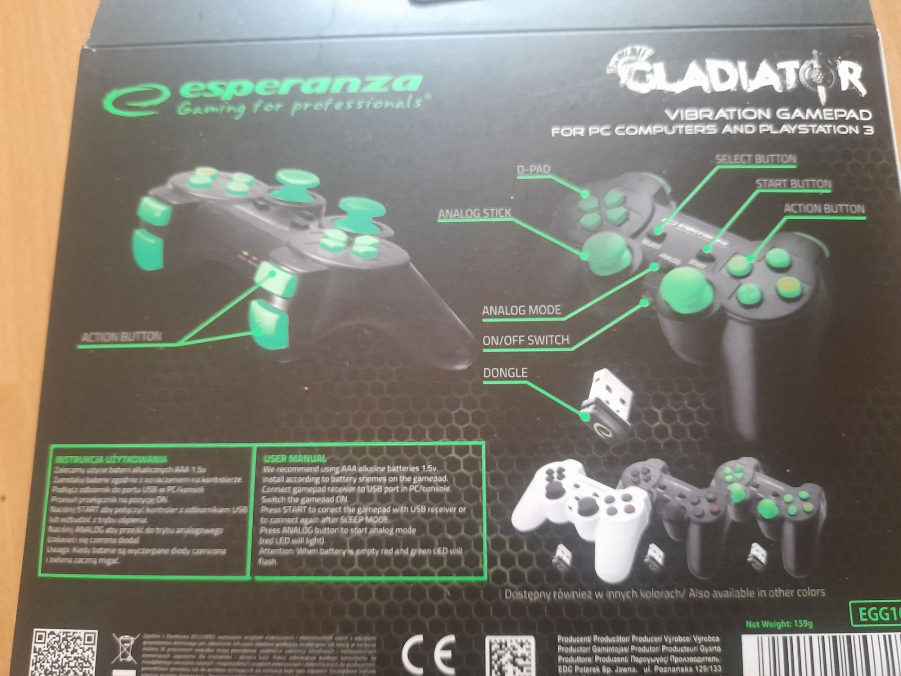 Controller: Esperanza Gladiator Controller für PC/PS3🎮 – Nuovo (secondo la descrizione) da Lustmühle venduto da chevi03 1