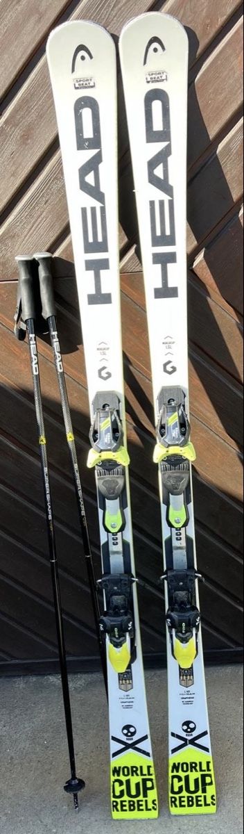 Head Skis: Head Worldcup Rebels Ski mit Stöcken – Gebraucht aus Klingnau von Zimbo11 1