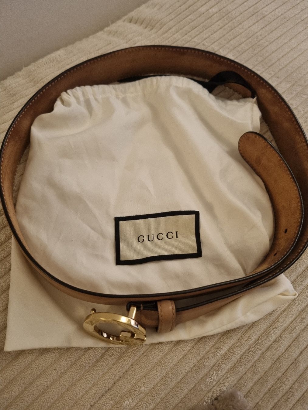 Cinture: Hingucker Gucci Damengürtel nude/rosa – Usato da Meilen venduto da Angelinaa98 4