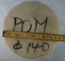 Werkstoff Polyoxymethylen-Homopolymer 14cm Durchmesser