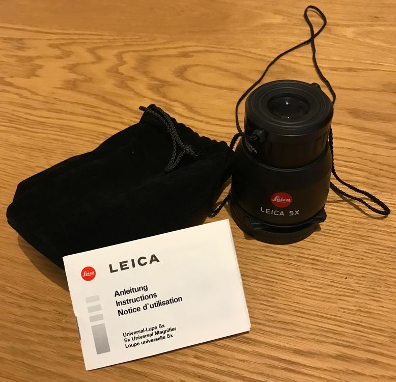 Leica Universal-Lupe 5x in Hülle (Neu (gemäss Beschreibung)) in Forch ...