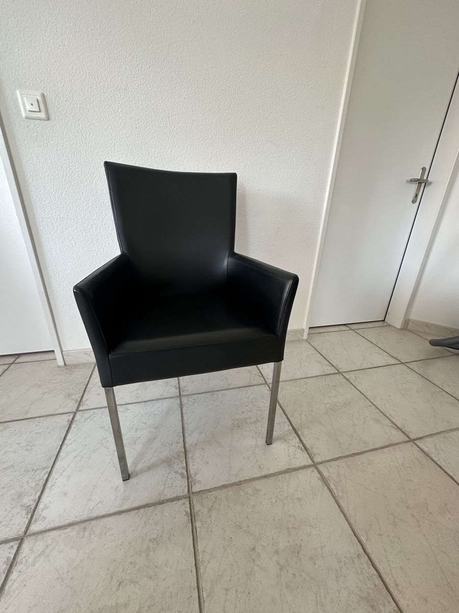 Sedie: Stühle Kunstleder Schwarz – Usato da Stallikon venduto da michwimi 2