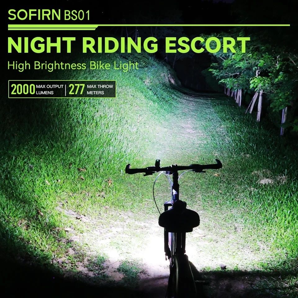 Lampade: Bike Lampe Sofirn BS01 mit 2000 Lumen – Nuovo e nell'imballaggio originale da Arbon venduto da Helmuth 6