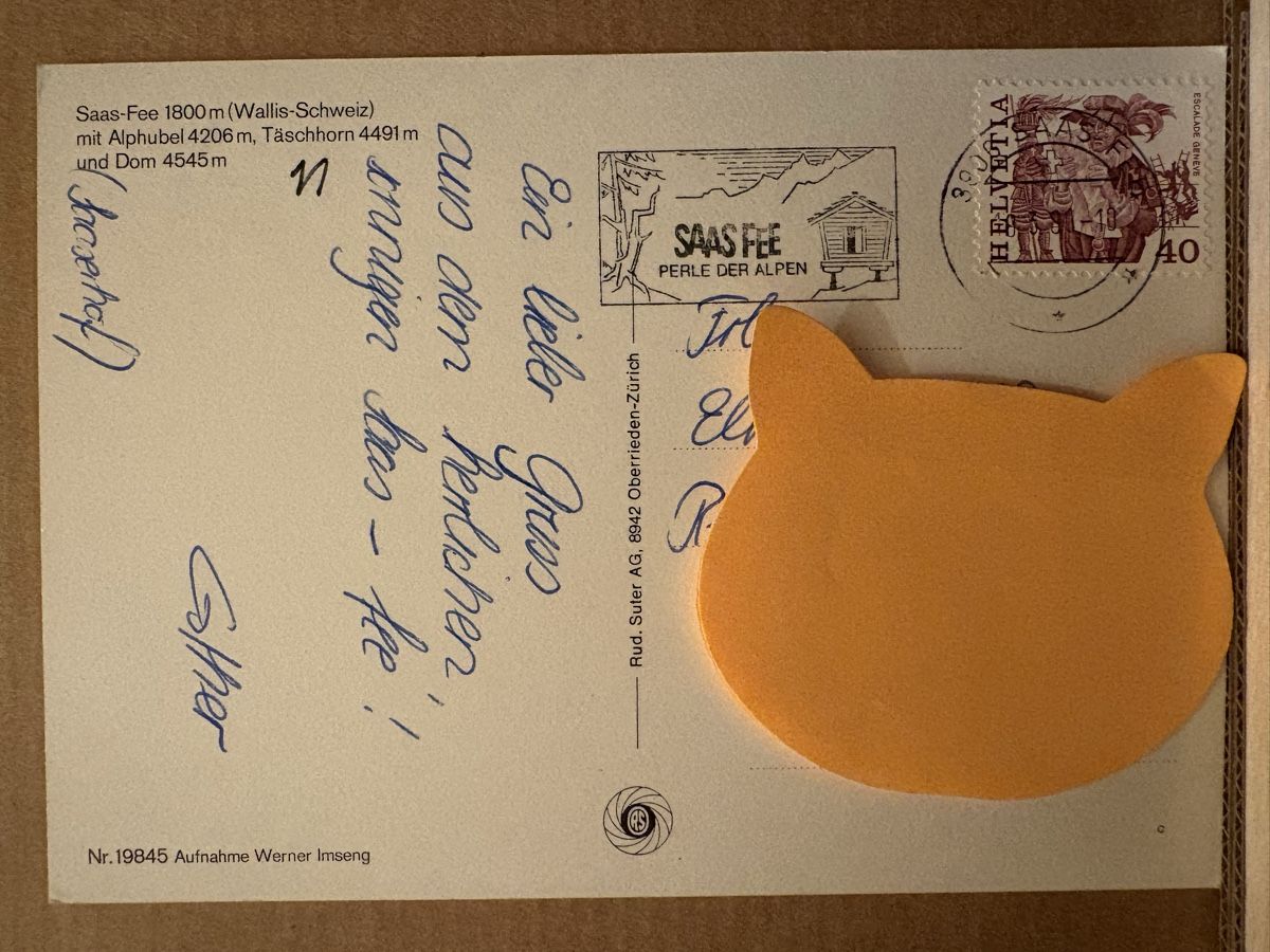 Cartoline postali: AK von Saas Fee – Usato da Rümlang venduto da Kartenpost1 1