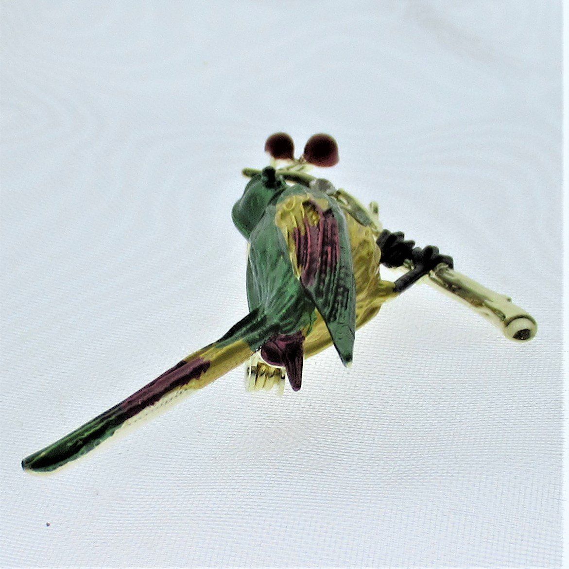 Spille & Fermagli: Vogel Broschen Emaille mit Strass – Nuovo (secondo la descrizione) da Stein am Rhein venduto da Vitrum8260 3