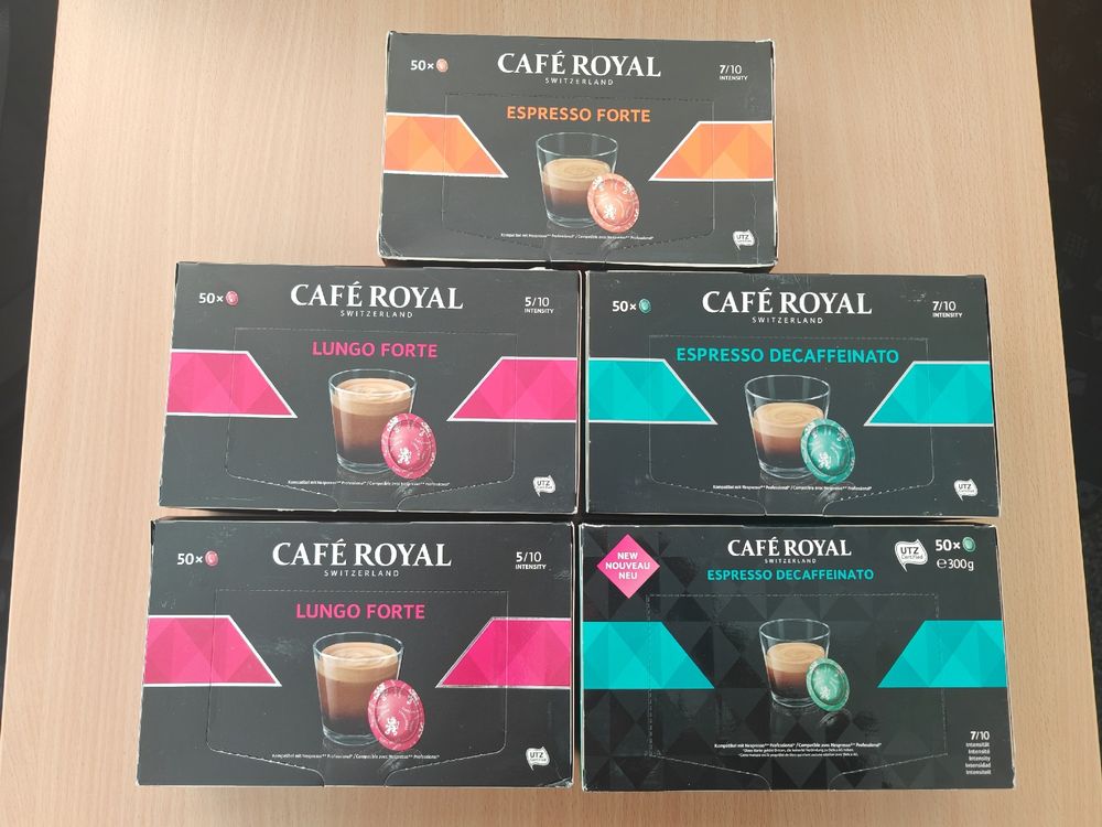 5x50 Nespresso Pro Pads Café Royal