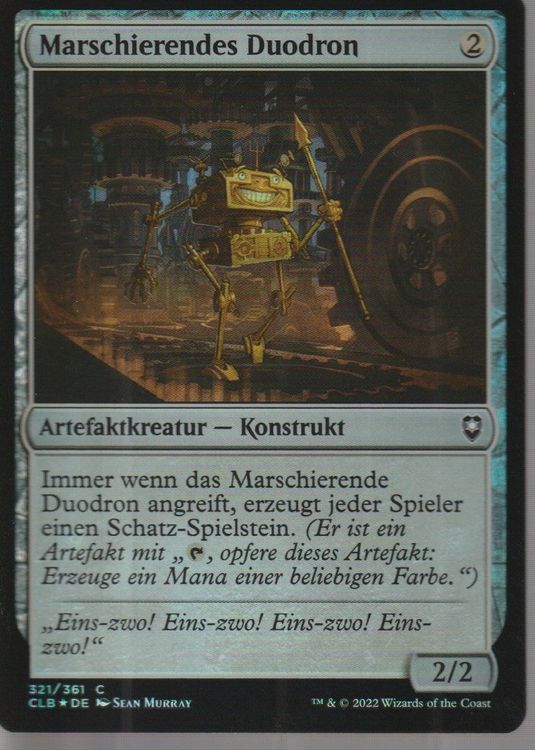 TCG Magic The Gathering MTG CLB 321 FOIL Marschierendes Duod | Kaufen ...