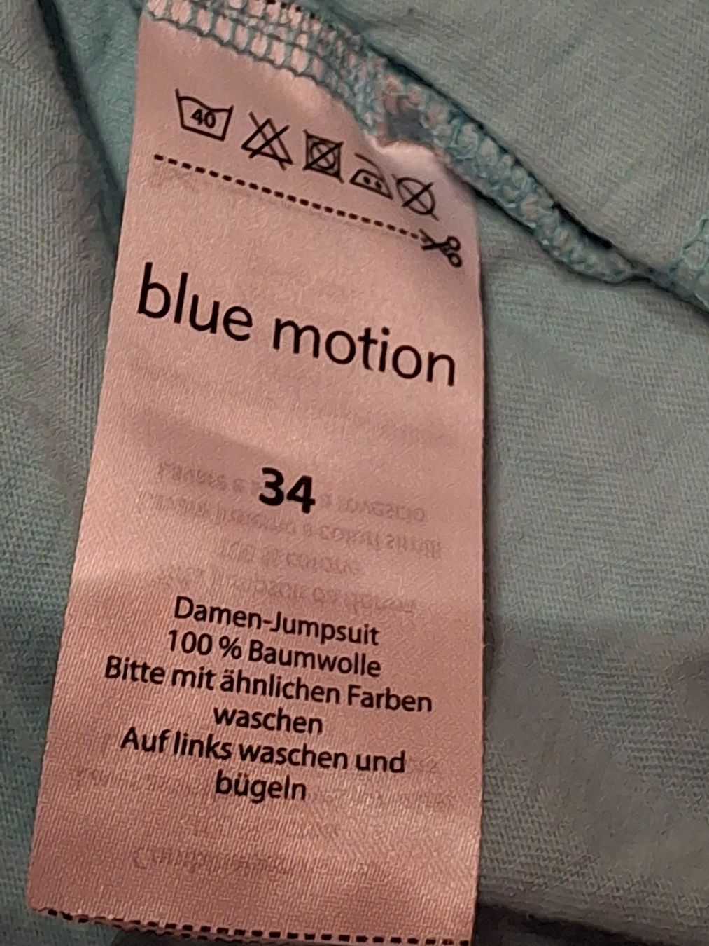 Tute: Overall bustier short coton taille 34 marque Blue Motion – Usato da Villiers venduto da san_jn5w 6