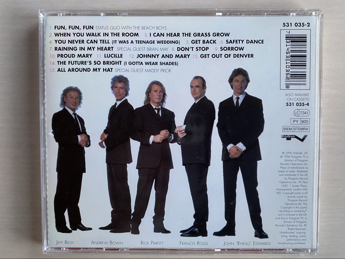 CD: Status Quo Don't Stop 30th Anniversary CD – Usato da Oberried Brienz venduto da Chyara 1