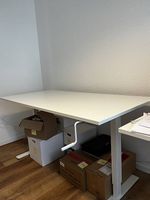 Schreibtisch IKEA höhenverstellbar 160x80 cm weiss