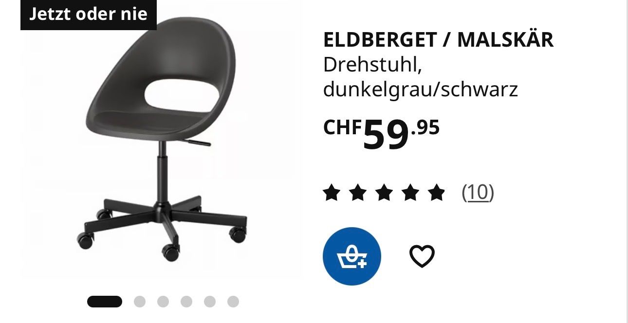 Ikea Stühle: Ikea Bürostuhl – Gebraucht aus Kerzers von sydney04 4