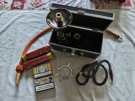 Wasserpfeife / Shisha Komplettset mit Zubehör und Tabak neu