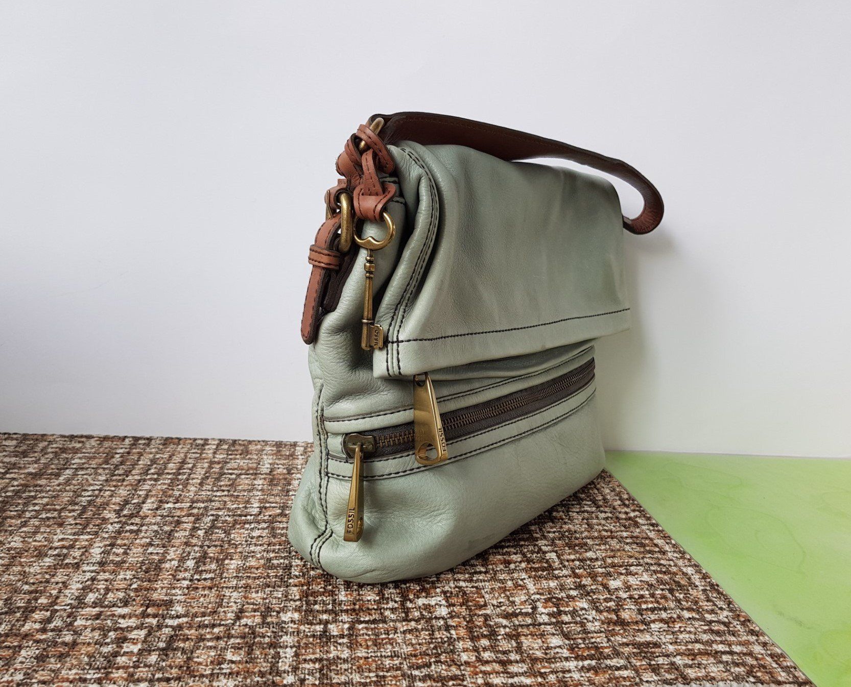 Fossil Taschen für Damen: Fossil Leder Handtasche/Umhängetasche – Gebraucht aus Basel von Birs868 2