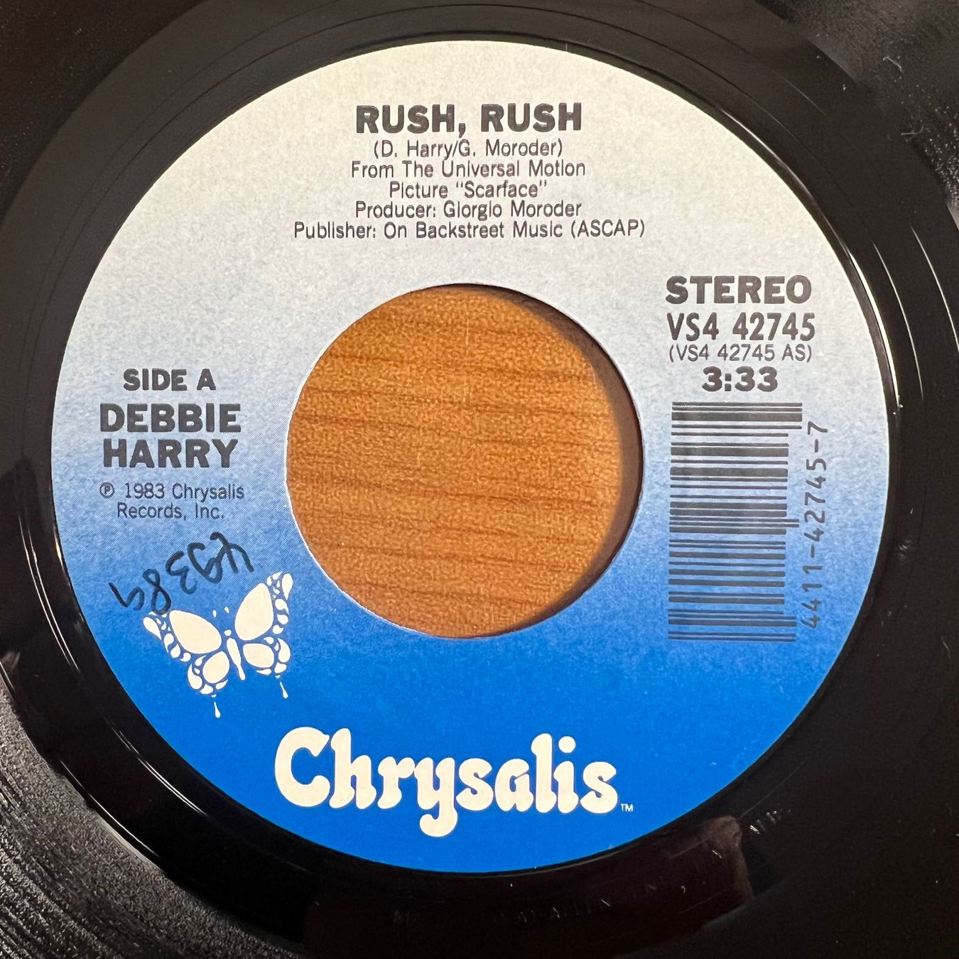 Vinyles: Debbie Harry - Rush, Rush / 1. US-Press. 1983 - Very nice – D'occasion à Gais par soundcave57 2