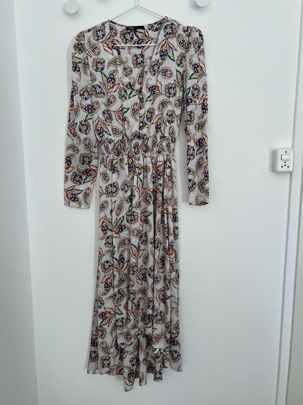 Maje Vestiti: Maje Kleid,Weiss gemustertes, Grösse 36 – Usato da Zürich venduto da lisitsyna