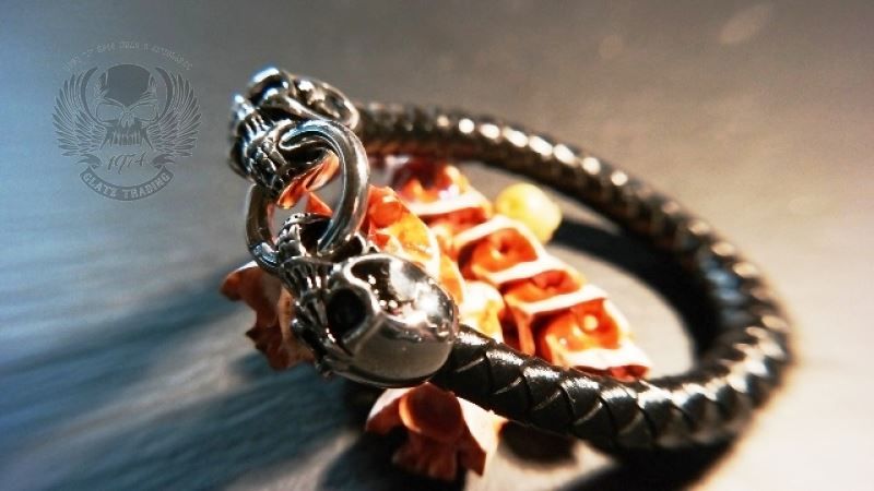 Bracciali & Braccialetti: Armband aus Edelstahl & Leder – Nuovo e nell'imballaggio originale da Wald ZH venduto da GlatzTrading 2