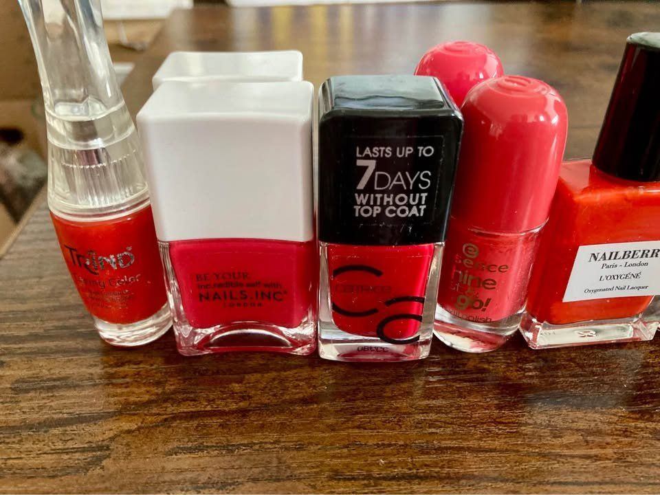 Nagellack: 13x Nagellack rot / rosa / pink – Neu (gemäss Beschreibung) aus Rudolfstetten von Stellina1975