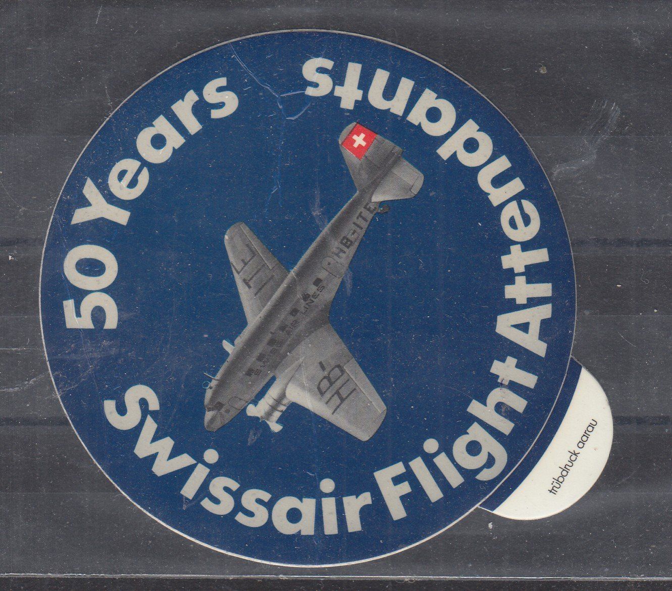 Vignette autostradali: Werbevignette Swissair – Nuovo (secondo la descrizione) da Büren an der Aare venduto da p.schwab