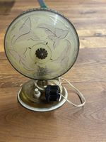 Nachttischlampe 1940 -50Lampenschirm mit Blätter