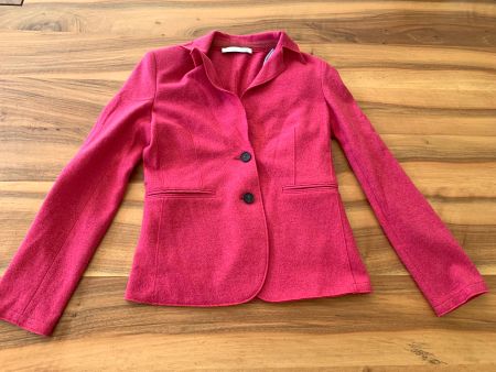 OUI pinker Wollblazer / Jacke Grösse 34
