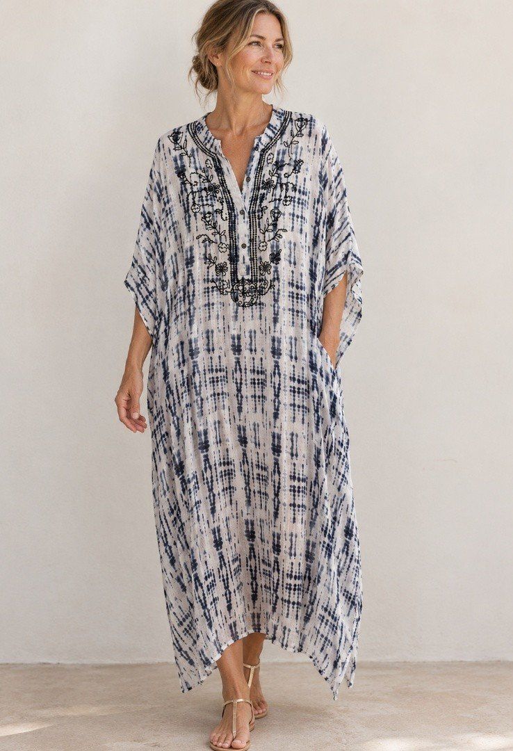 Vestiti: Caftan en 100% viscose, NEUF avec étiquette – Nuovo (secondo la descrizione) da nyon venduto da Lbabi