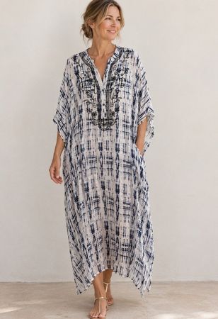 Caftan en 100% viscose, NEUF avec étiquette