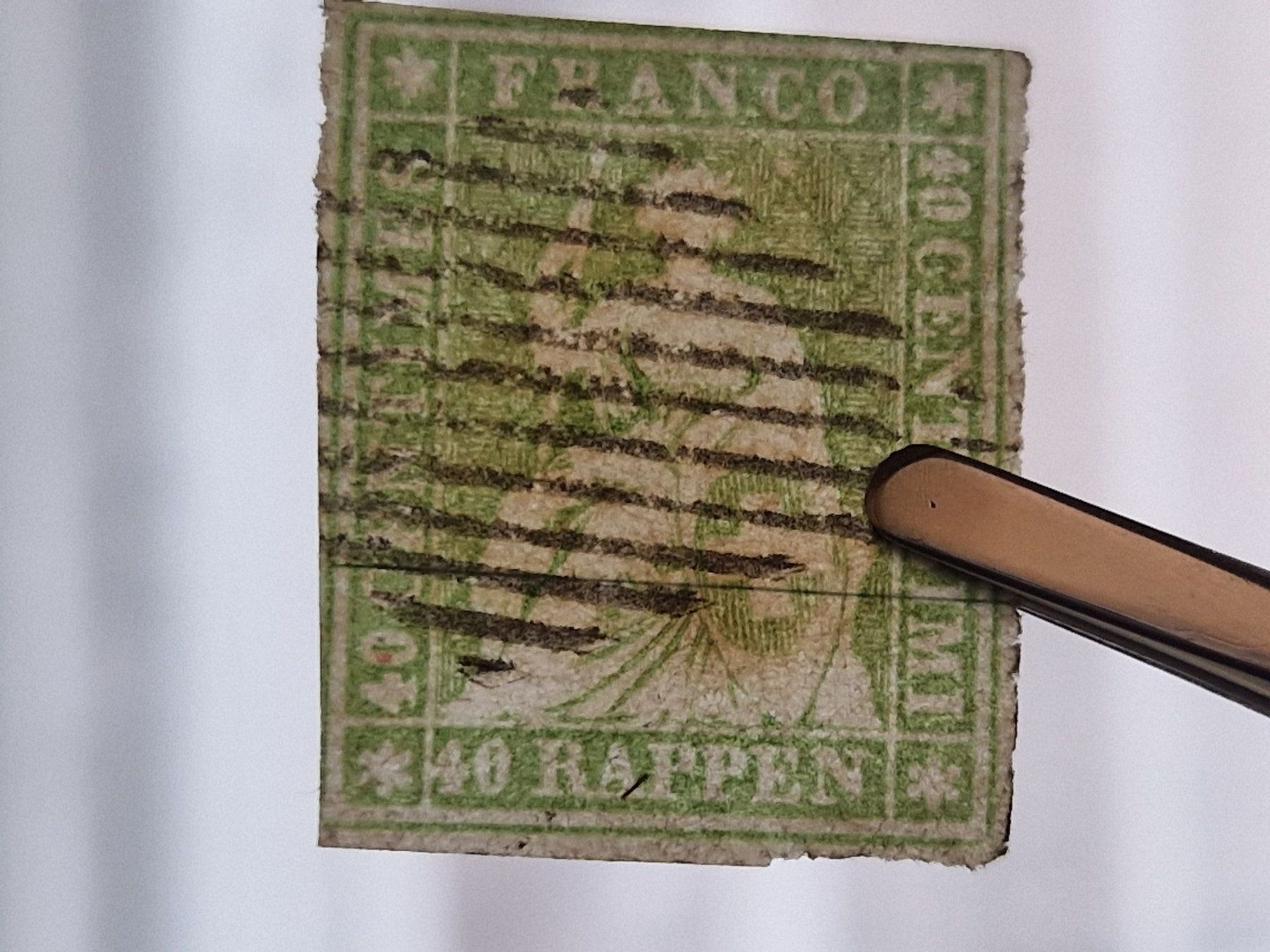 Tutti i francobolli: Strubel 26A, ab 1.- – Usato da Burgdorf venduto da Glossy01 4