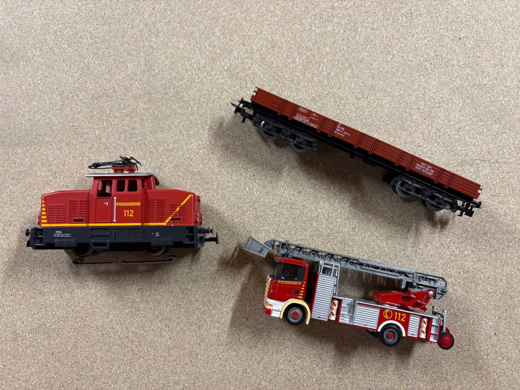 Märklin Modellini di ferrovie: Märklin 29752 H0 Startpackung "Feuerwehr" unvollständig – Usato da Aigle venduto da pie_xb7x