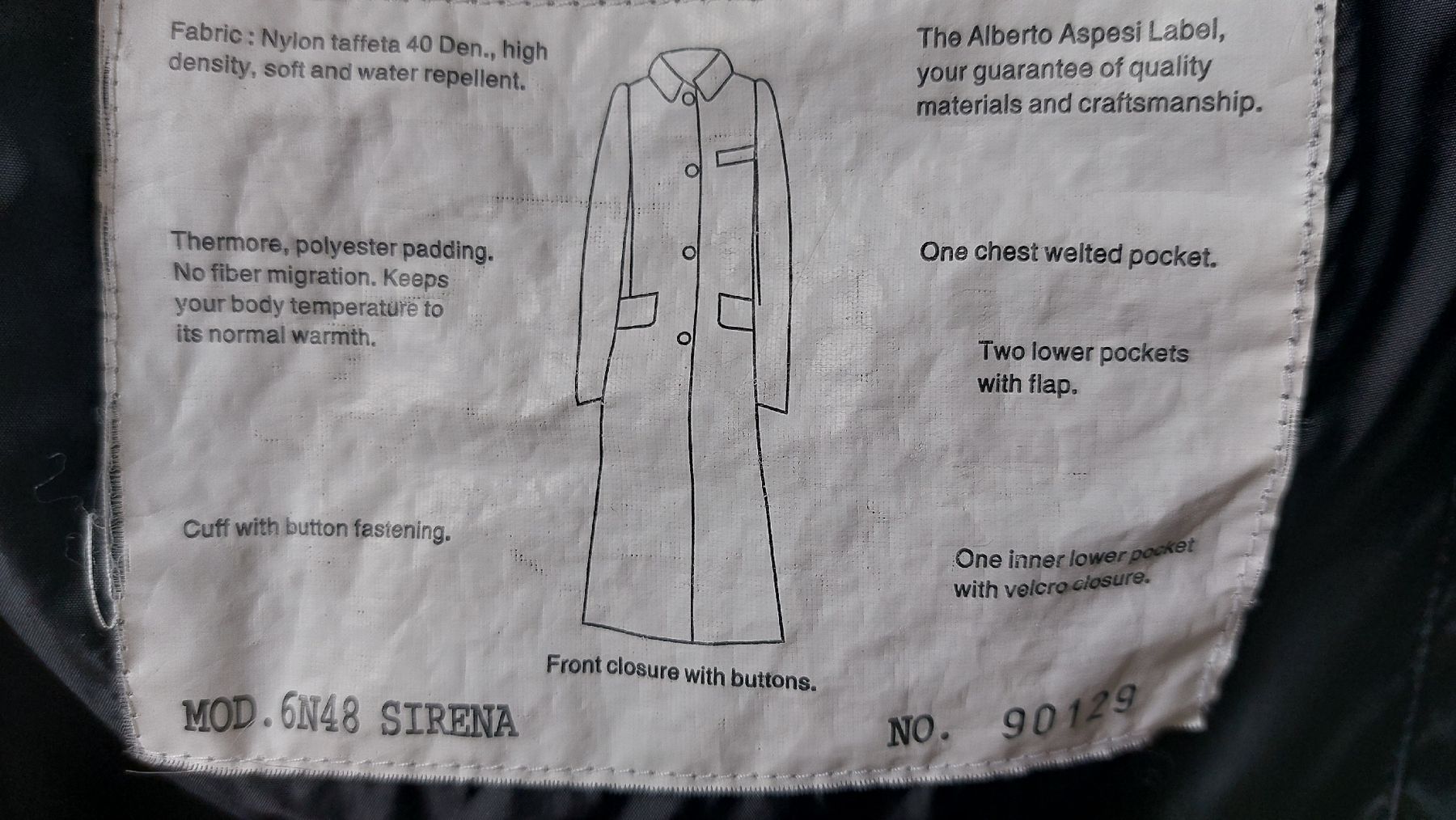Aspesi Mäntel: Aspesi Damenmantel – Neu (gemäss Beschreibung) aus Holzhäusern ZG von lea1989 2